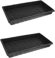 BCOATH 2pcs Plant Growing Starter Trays Seedling Trays for Grow Salad Leaves Plant Germination Containers Nursery