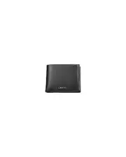 Calvin Klein Mens Classic Leather Wallet - Wallets - Black -Size One Size