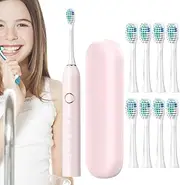Adult Electric Toothbrush - Electric Toothbrush With Case - Rechargeable 40000 VPM Fast Charge 3 Hours Last 180 Days Smart Timer Toothbrush Travel Case Clean 6 Modes For Adults
