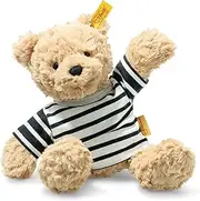 Steiff Cuddly Toy Bear Jimmy, Cute Stuffed Toy, Boys, Girls & Babies from 0 Months, 25 cm, Soft Cuddly Friends Teddy Bear with T-Shirt, 113925
