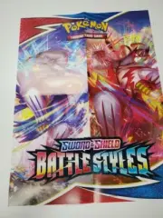 Pokemon Sword & Shield Battle Styles Promotional Poster 18" x 24"