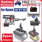 Adapter for Makita Milwaukee DeWalt Ozito Battery Convert To Dyson V6 V7 V8 SV05