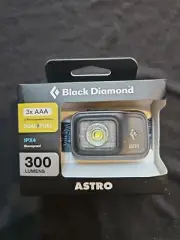 BLACK DIAMOND ASTRO 300 LUMENS Headlamp GRAPHITE or AZUL 9850