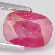 2.19 Ct. Natural Unheated Vivid Intense Red Ruby WITH GLC CERTIFY