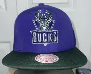 Milwaukee Bucks Mens Hat Mitchell & Ness Snapback Cap Perfect Gift For Bryan
