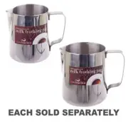 Casabarista Stainless Steel Milk Cool Touch Handle Smooth Action Frothing Jug