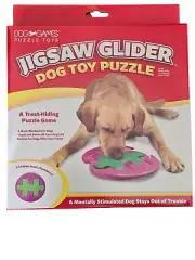 Jigsaw Glider Dog Toy Puzzle Game- Treat Hiding Puzzle Game- New In Box