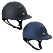 ONE K Avance Matte Wide Brim Helmet - Black & Navy - Reg/Round & Long/Oval Sizes