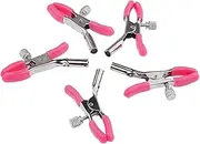 SIGZKK 2 PCS Body Clamp for Women Stainless Steel Non Piercing Body Ring Adjustable Body Clamps Clip Faux Body Piercing Jewelry Gift, Silicone, no gemstone