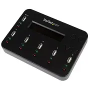 StarTech USB 1:5 Flash Drive Duplicator & Multi-Pass DoD Eraser USBDUP15