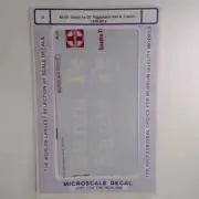 Microscale O Scale Decals: SANTA FE VAN 25' & TRACTOR 1970