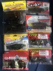 Assorted zoom-gulp-yum-berkley-mann,s-luck E Strike Around 90 Items