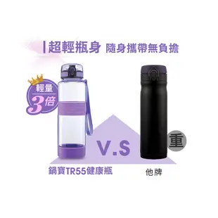 鍋寶 TR55健康瓶550ml (多色任選)