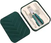 Nail Trimmer | Anti-Splash Fingernail Trimming Tool with File and Spoon,Heavy Duty Wide Jaw Opening Beveled Manicure Tool For Seniors Elderly Adults Pedicure
