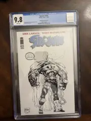 Spawn #266 Todd McFarlane Black & White Variant Spawn Savage Dragon CGC 9.8 GEM
