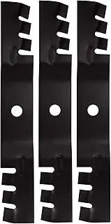 Dibanyou Lawn Mower Deck Mulching Blades for Scotts John Deere M113517 M115495,Lesco 051508 48" Cut Deck F525 F620 F710 S2048 S2348 3 Pack