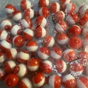 50Pcs Hard ABS Fishing Bobbers Push Button Round Push Button Float Bobbers 0.5"
