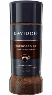 DAVIDOFF Espresso 57 Instant Coffee Jar 100g / 3.5oz