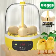 4 Egg Automatic Digital Incubator Led Hatch Turning Chicken Duck Eggs Poultry