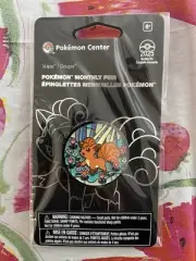 Pokémon Center Vulpix Monthly Habitat Pin (3 of 12) BRAND NEW IN HAND