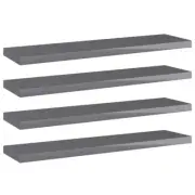 Replacement Bookcase Shelving Panel Set 4 Pcs Bookshelf Boards Shelf 40x10cm