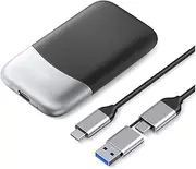 Portable SSD 1000MB/S External Solid State Drive 512GB USB 3.2 Gen2 Type- C PSSD for Laptop for Phone PC/Laptops/Professionals/Gaming