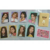 在飛比找蝦皮購物優惠-TWICE What is love 官方周邊 小卡