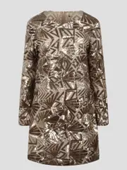 [P.A.R.O.S.H.] P. A.R. O.S. H.-Mini Dresses Metallic-Donna M
