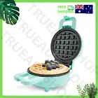 Electric Mini Waffle Maker Non-stick Kitchen Decor Ware Green - Free Shipping