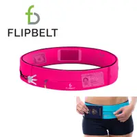 在飛比找PChome24h購物優惠-美國 FlipBelt 飛力跑運動腰帶拉鍊版(桃紅色)