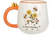 Sass & Belle: Retro "Bee Happy" Novelty Mug