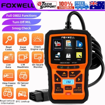 FOXWELL Automotive OBD2 Car Code Reader Engine Diagnostic Tool Live Data Scan