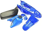 TDR Blue COVER PLASTIC black SEAT TANK for PW PY 50 FENDER 50CC FOR PW50 PY50