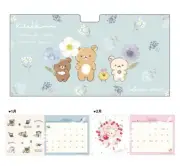 Ensky Rilakkuma 2022 Tabletop Desk Flip Calendar Korilakkuma Chairoikoguma NEW