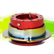 NRG SRK-250RD-MC STEERING WHEEL QUICK RELEASE KIT GEN 2.5 RED/NEO CHROME RING