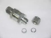 Swagelok Nupro SS-CHS6-25 Stainless 25 PSI Poppet Check Valve 3/8" 6000 psig New