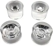 ALAGPNPMZH 100pcs/lot 5/15/30/45/60/90/120 Degree Waterproof Led Lens Reflector Collimator Holder for 1W 3W 5W LED High-Power Lamp Beads Light Bar(25 Degree)
