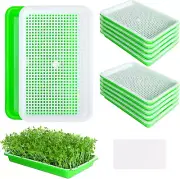 10 Pcs Seed Sprouter Tray with Drain Holes for Germination and Propagation