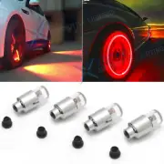 Sporty Red LED Auto Wheel Tyre Tire Air Valve Stem Cap Lights Bulbs Accessories (for: Honda)