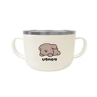 在飛比找樂天市場購物網優惠-韓國 UBMOM 可可狗不鏽鋼碗|兒童餐具