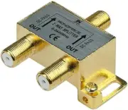 Premium 2-Way Coax Cable Splitter - F-Type Screw, for Video Cable and TV Antenna