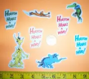 New! Cool! Dr. Seuss Horton Hears a Who IRON-ONS FABRIC APPLIQUES IRON-ONS