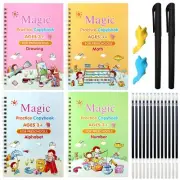 4Pc Magic Practice Copybook for Kids Letter Tracing Book