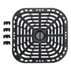 Nontoxic Air Fryer Crisper Plate Tray Rack Pans For Ovens Pizza Vegetable Fries