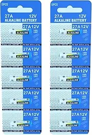 EX-ENEGY 27A 12V Alkaline Batteries A27 MN27 VR27 L828 10 Pack