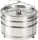 Stackable Steamer Insert Pans, 3 Tier Stainless Steel Steamer Cooker Pot Set ...