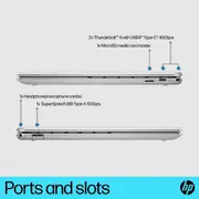 HP Spectre x360 13.5 inch 2-in-1 Refurbished Laptop 14-ef2022TU, Silver