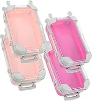 4pcs Box Simulation Trolley Case Clothing Boxes for Suitcases Makeup Caddy Clear Suitcase Packaging Case Clear Travel Bag Makeup Display Cases Suitcase Purse Makeup Suitcase Generic