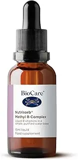 BioCare - Nutrisorb Methyl B Complex - Vitamins B2, B3, B5, Methylated B Complex, & Immune Support - 15ml Supplement