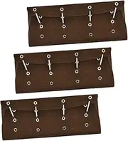 3pcs Rv Step Carpet Door Mats Outdoor LED Light Strip Trailer Furniture Sliders Ladder Camper Step Covers Step Covers for Stairs Camper Step Stabilizer Rv Carpet Brown Polyester SWOOMEY